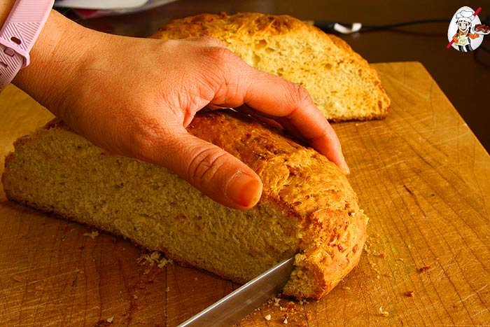 Slicing Potato Bread