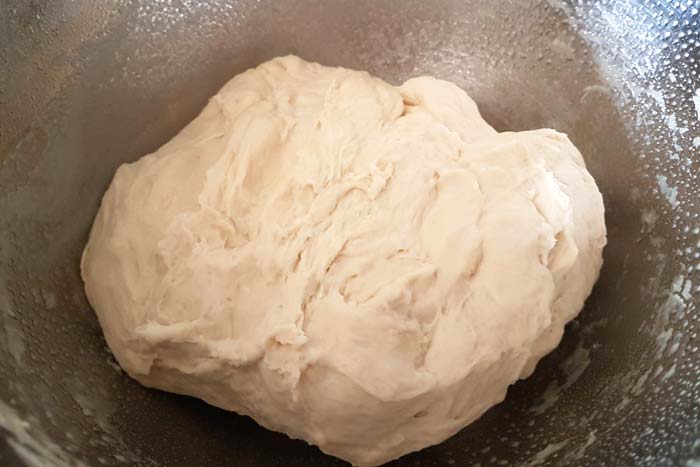 Step-7: Make into dough.