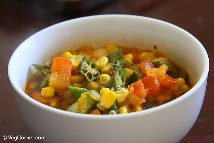 Okra Sweet Corn Stew