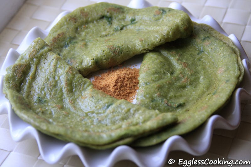 Cilantro Dosas