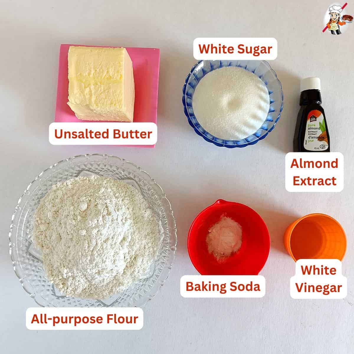 Sugar Cookie Ingredients