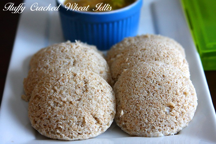 Cracked Wheat Idlis