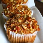 Vegan Apple Flax Muffins