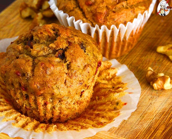 Vegan Banana Beet Muffins Recipe