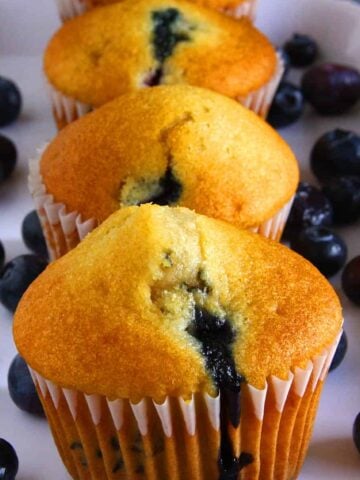 Vegan Blueberry Muffins