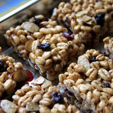 vegan breakfast bars freshly made