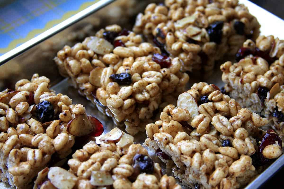 vegan breakfast bars freshly made