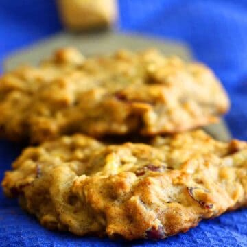 Vegan Cranberry Banana Cookies