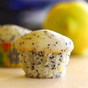 Vegan Lemon Poppy Seed Muffins