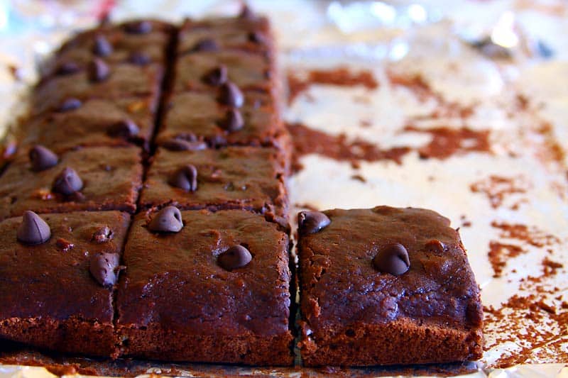 Vegan Low-fat Sweet Potato Brownies