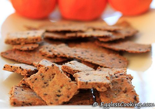 Whole Wheat Sesame Seed Crackers